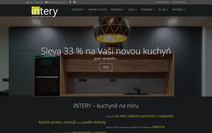 Snímek obrazovky intery-kuchyne.cz