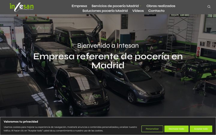 Screenshot of intesan.com