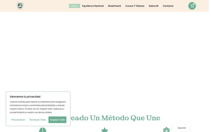 Screenshot of intestinoencalma.org