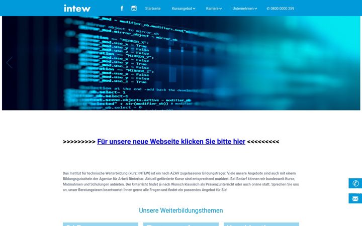 Screenshot of intewport.de