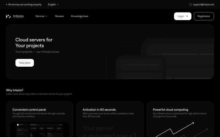 Screenshot of intezio.net