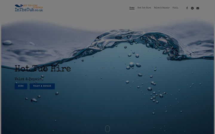 Screenshot of inthetub.co.uk