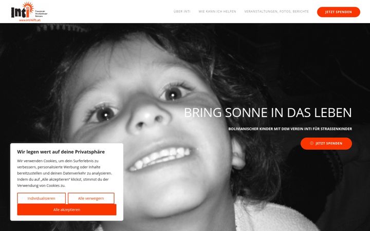 Screenshot of intihilft.at
