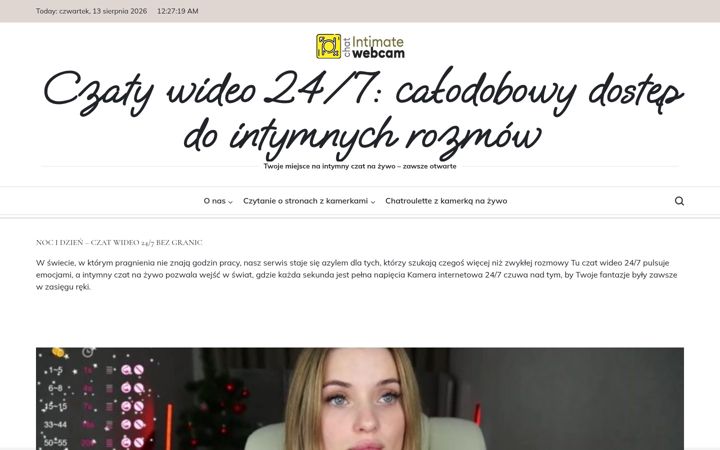 Screenshot of intimatewebcamchat.com