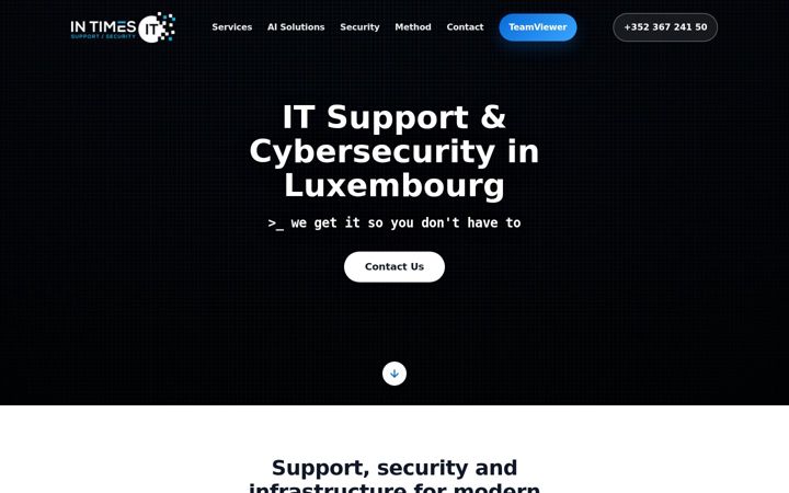 Screenshot of intimesit.com