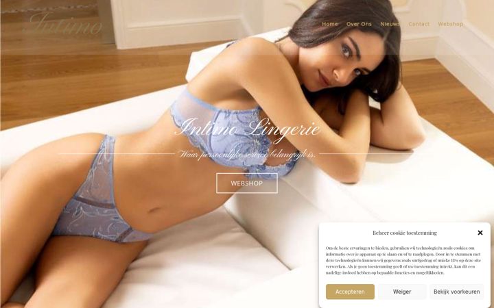 Screenshot of intimolingerie.be