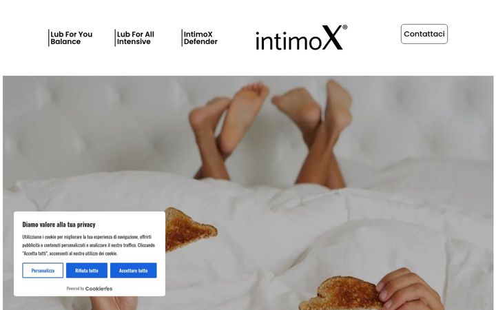 Screenshot of intimox.it
