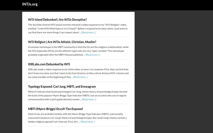 Screenshot of intjs.org