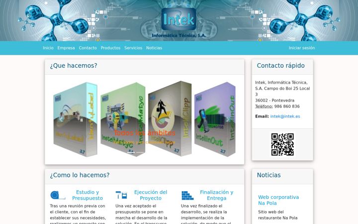 Screenshot of intk.net