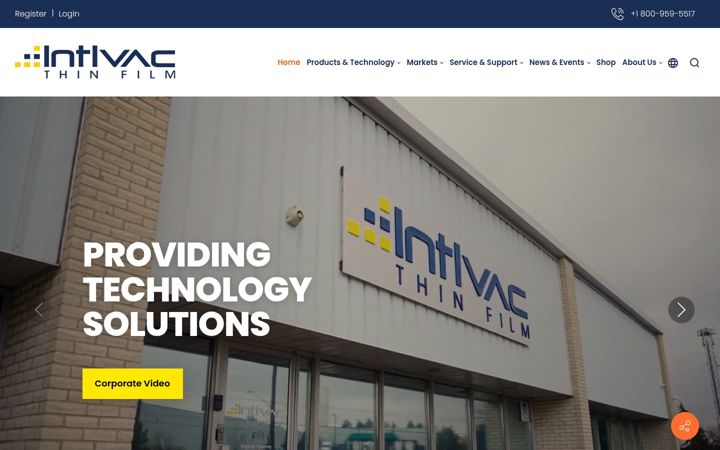 Screenshot of intlvac.com