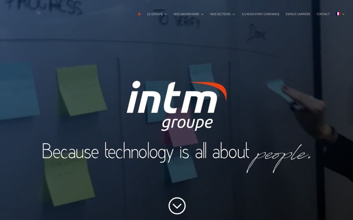 Screenshot of intm.com