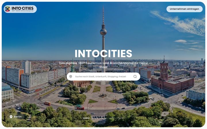 Screenshot of intocities.com