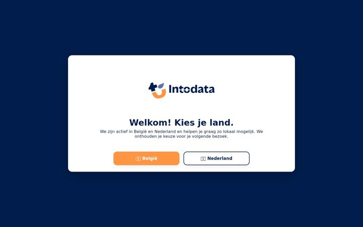 Screenshot of intodata.eu