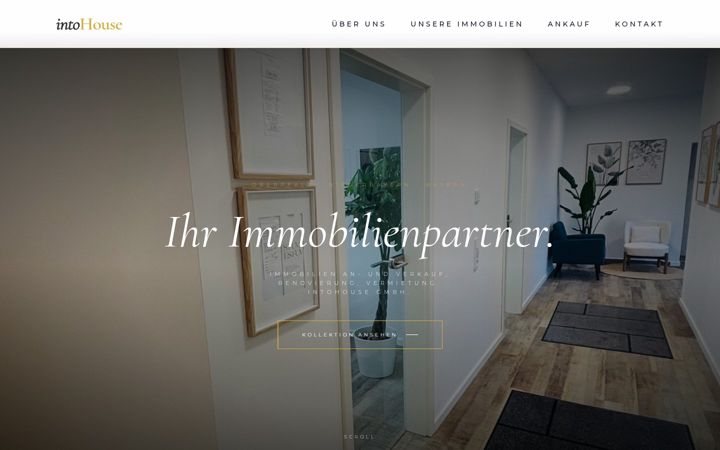 Screenshot of intohousegmbh.de