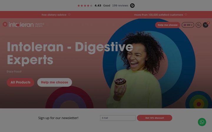 Screenshot of intoleran.com