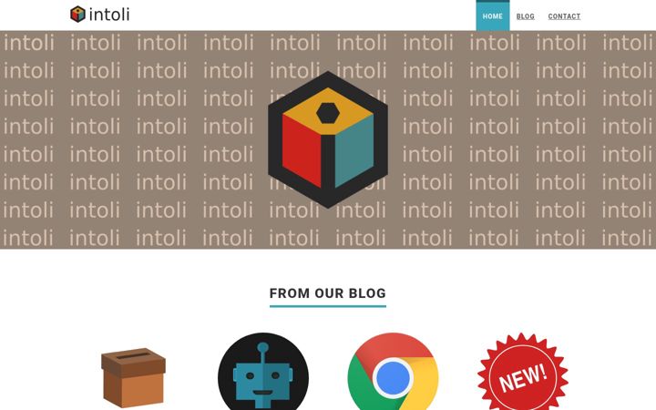 Captura de ecrã de intoli.com
