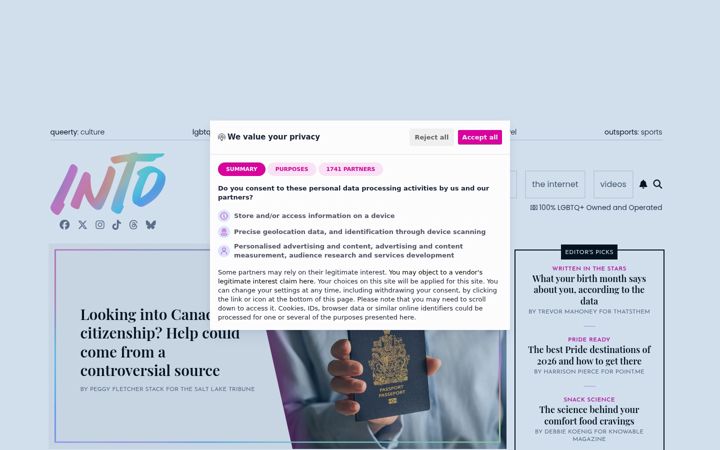 Screenshot of intomore.com
