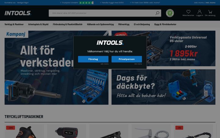 Screenshot of intools.se