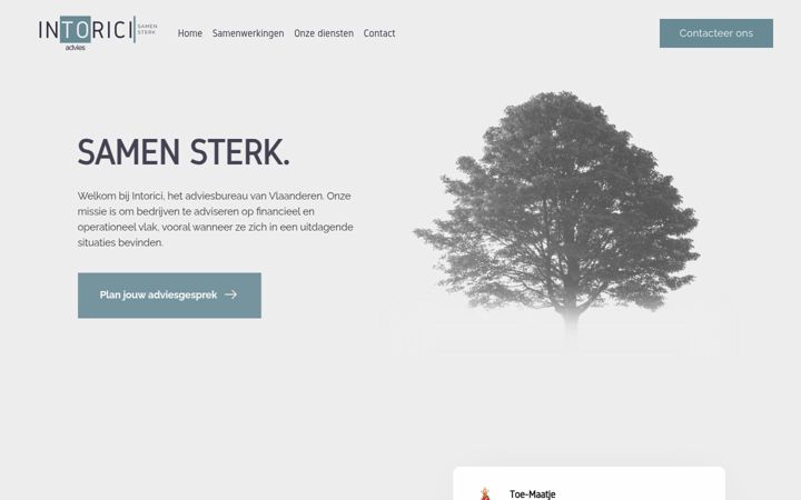 Screenshot of intorici.be