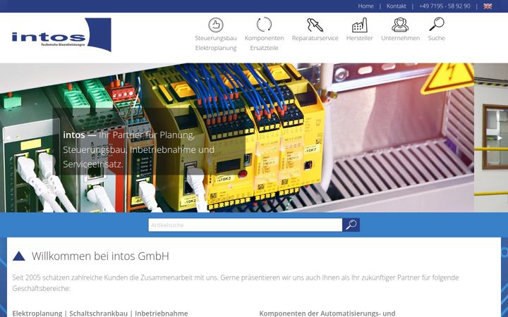 Screenshot of intos-gmbh.net