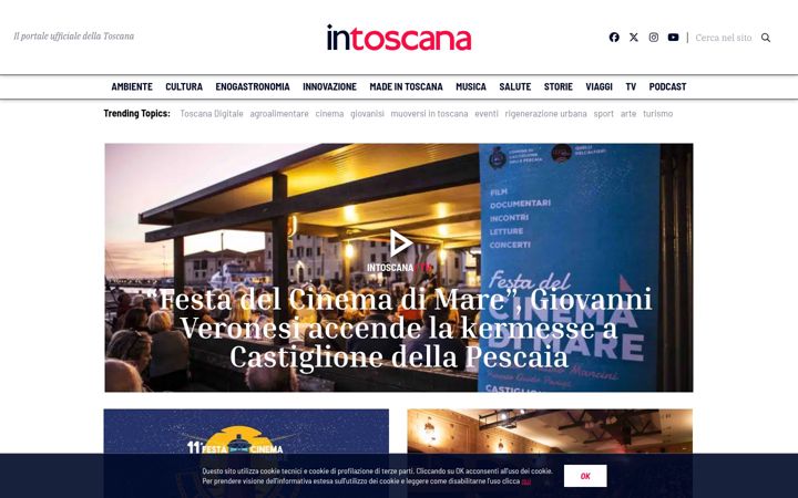 Screenshot di intoscana.it
