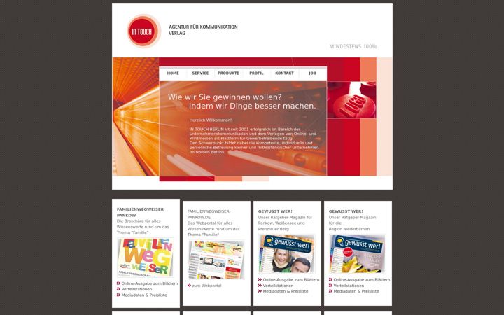 Screenshot of intouchberlin.de