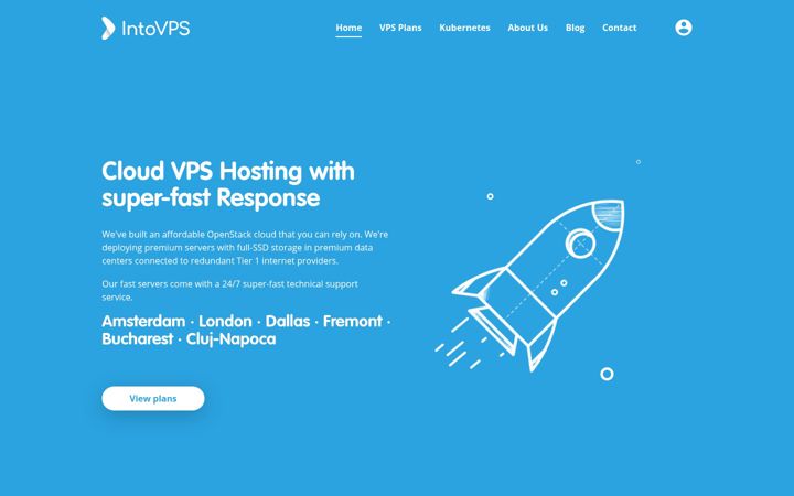 Screenshot of intovps.com