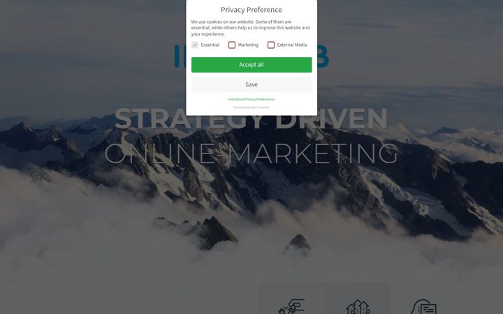 Screenshot of intoweb.de