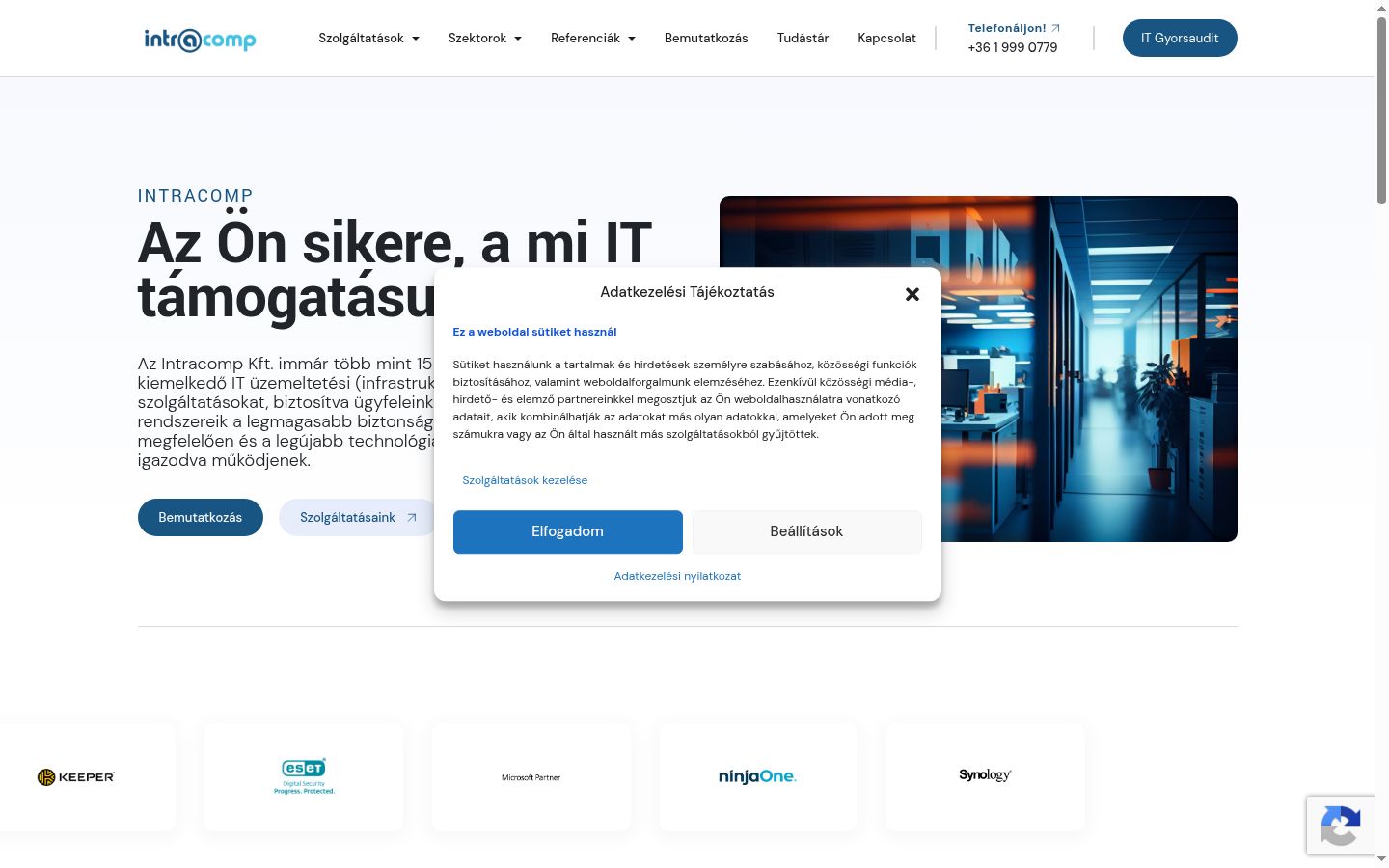 Snímek obrazovky baneru souhlasu zobrazeného před jakoukoli interakcí