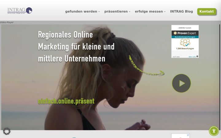 Zrzut ekranu intrag.de
