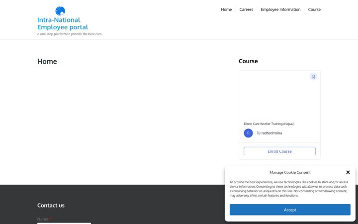 Screenshot of intrahc.net