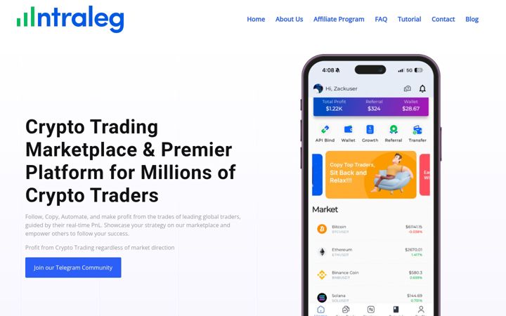 Screenshot of intraleg.com