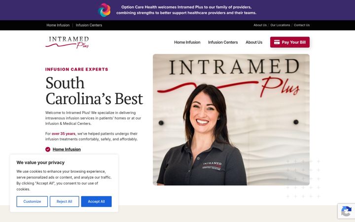 Screenshot of intramedplus.com