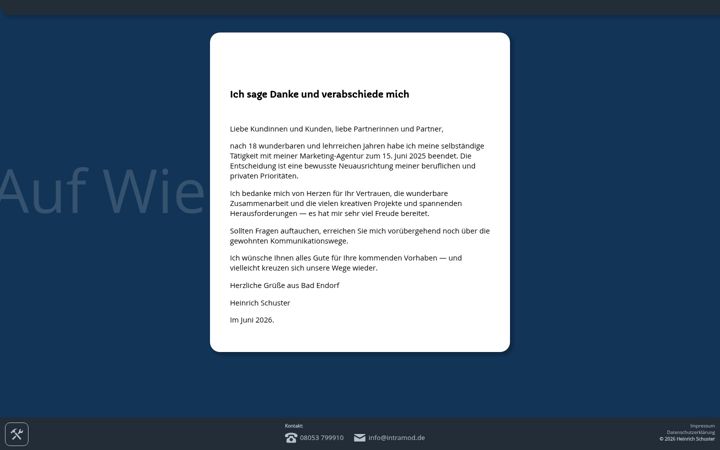 Screenshot of intramod.de