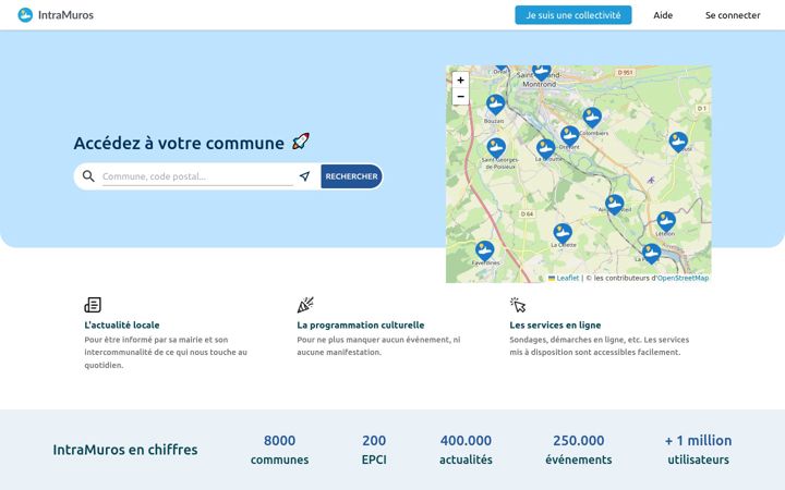 Screenshot of intramuros.org