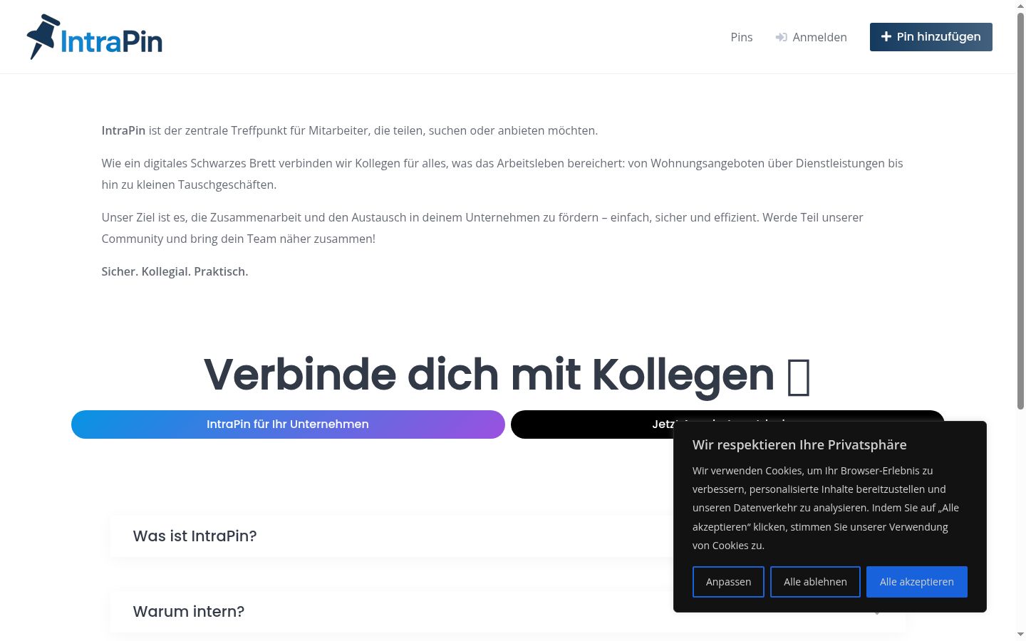 Zrzut ekranu banera zgody wyświetlanego przed jakąkolwiek interakcją