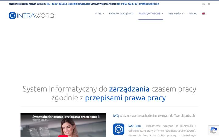 Screenshot of intraworq.com