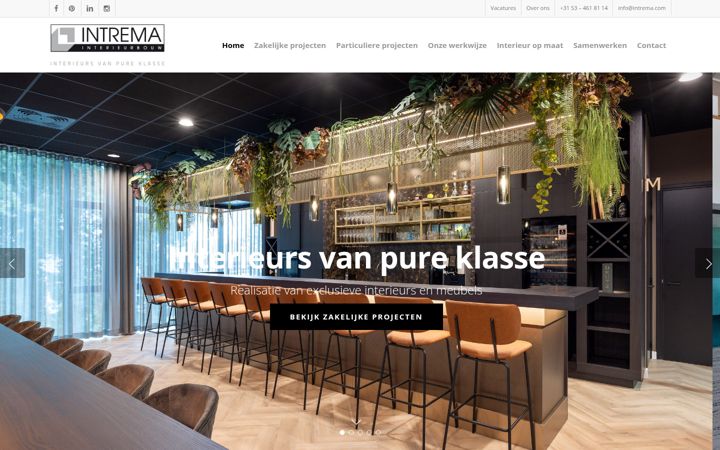 Screenshot of intrema.com