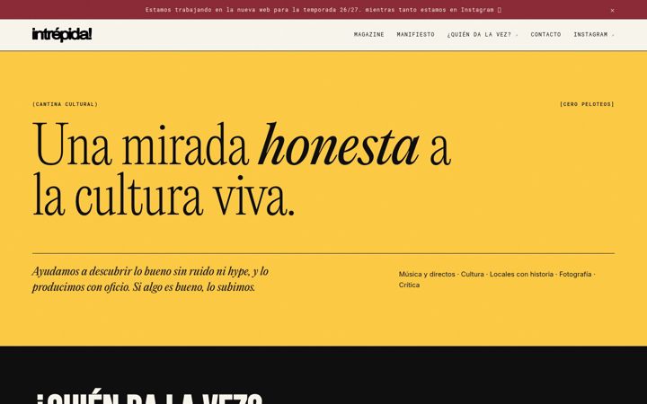 Screenshot of intrepida.es