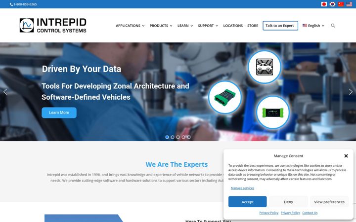 Screenshot of intrepidcs.com
