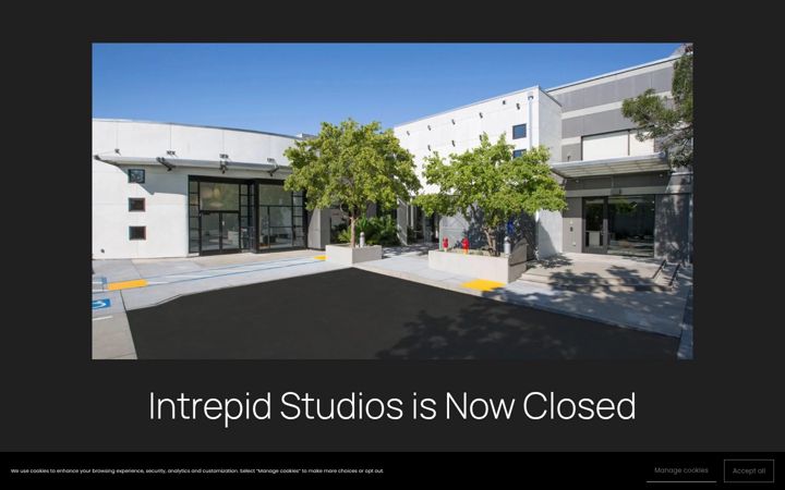Screenshot of intrepidstudios.net