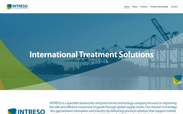 Screenshot of intreso.com