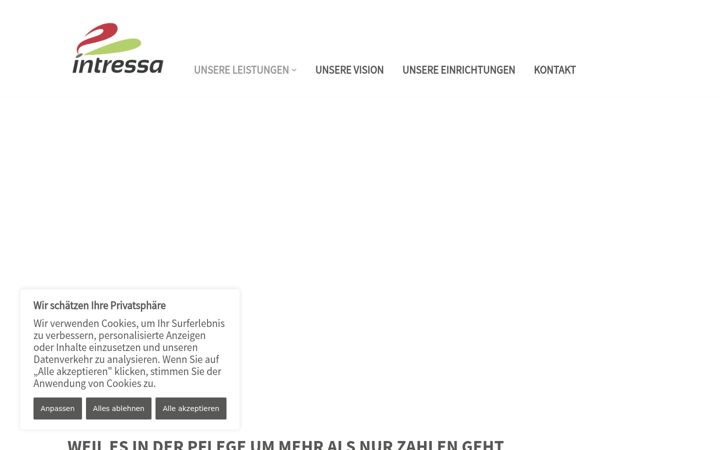 Screenshot of intressa.de