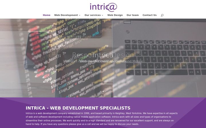 Screenshot of intrica.net