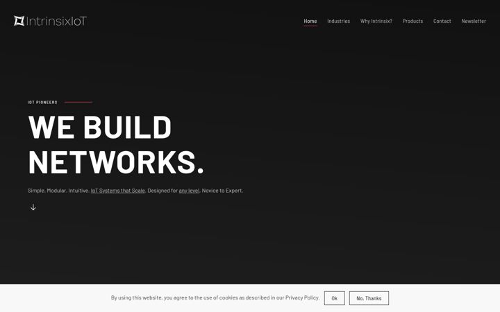 Screenshot of intrinsixiot.co.uk