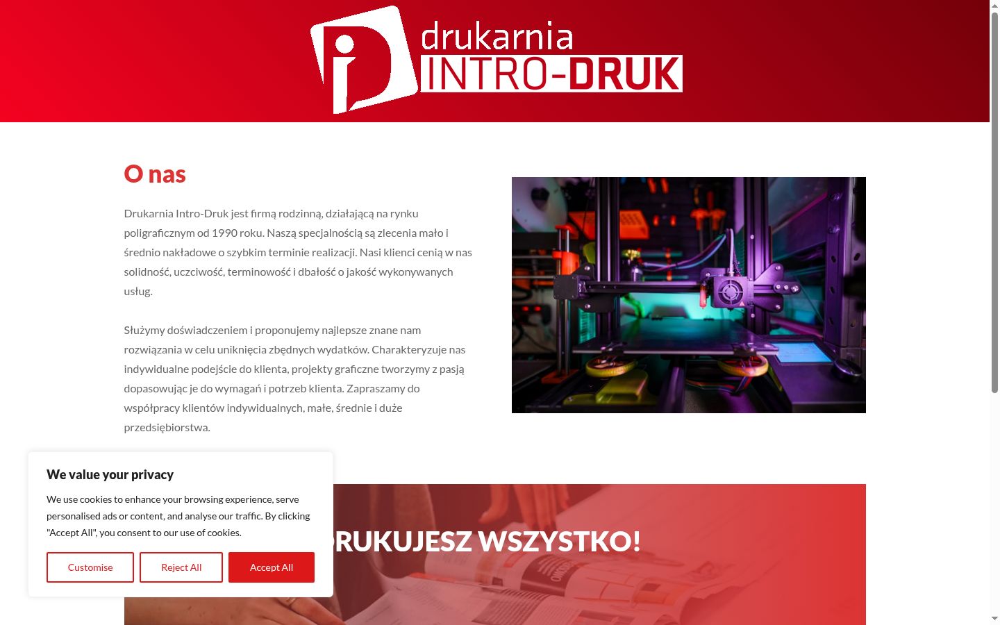 Ekrānuzņēmums ar piekrišanas baneri, kas tika rādīts pirms jebkādas mijiedarbības