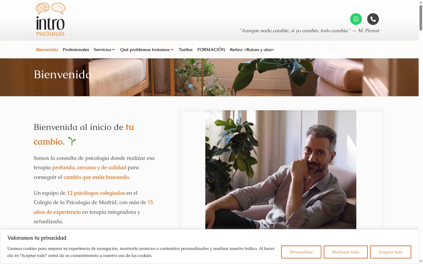 Snímek obrazovky baneru souhlasu zobrazeného před jakoukoli interakcí