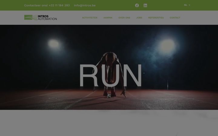 Screenshot of intros.be