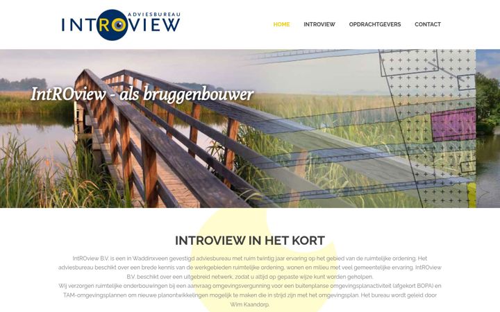 Screenshot of introview.nl