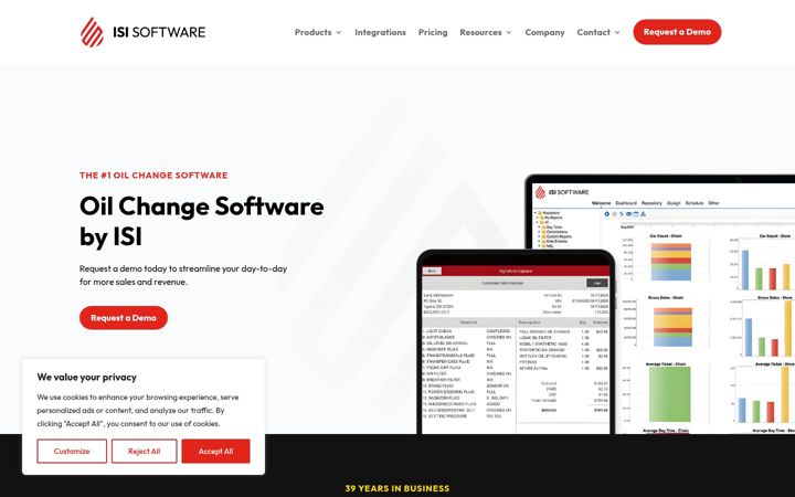 Screenshot of ints.com